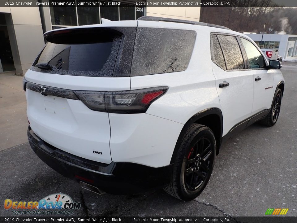 2019 Chevrolet Traverse Premier AWD Summit White / Jet Black Photo #2