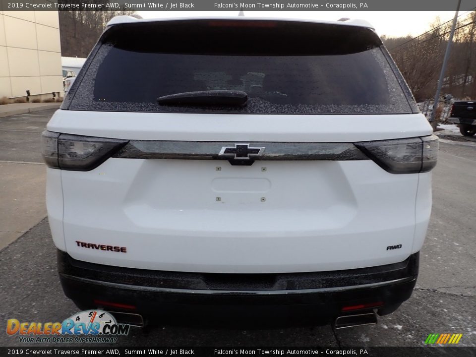 2019 Chevrolet Traverse Premier AWD Summit White / Jet Black Photo #3