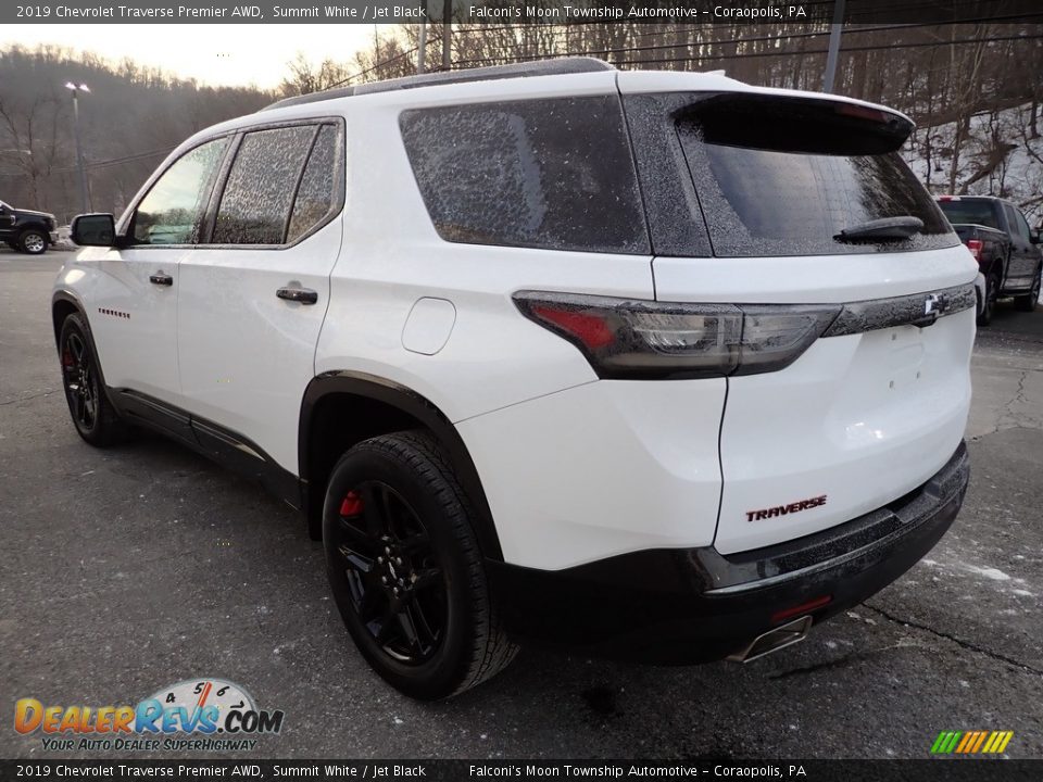 2019 Chevrolet Traverse Premier AWD Summit White / Jet Black Photo #5