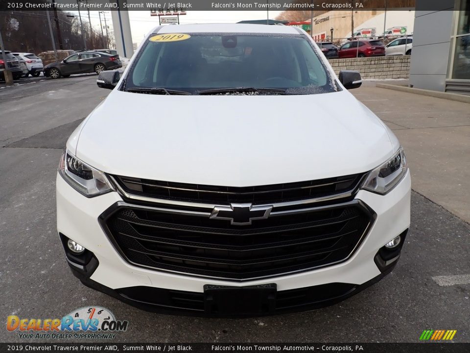 2019 Chevrolet Traverse Premier AWD Summit White / Jet Black Photo #8