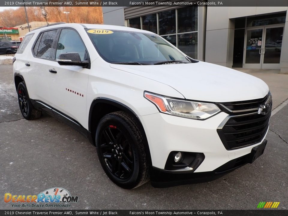 Summit White 2019 Chevrolet Traverse Premier AWD Photo #9