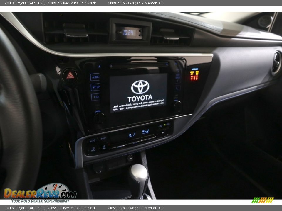 2018 Toyota Corolla SE Classic Silver Metallic / Black Photo #9