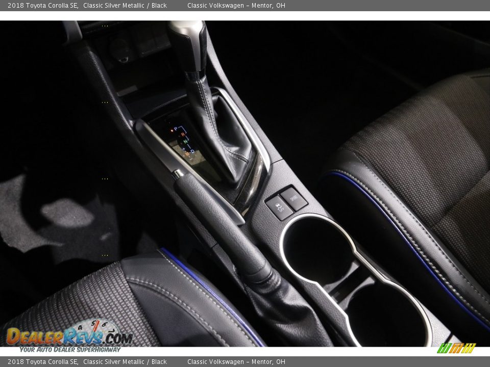 2018 Toyota Corolla SE Classic Silver Metallic / Black Photo #13