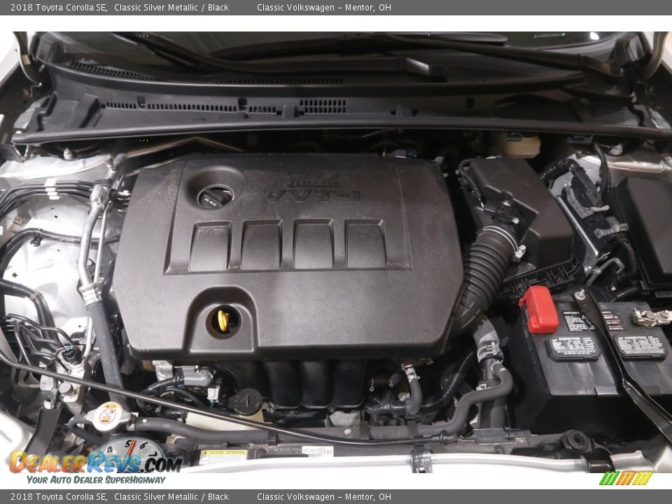 2018 Toyota Corolla SE Classic Silver Metallic / Black Photo #18