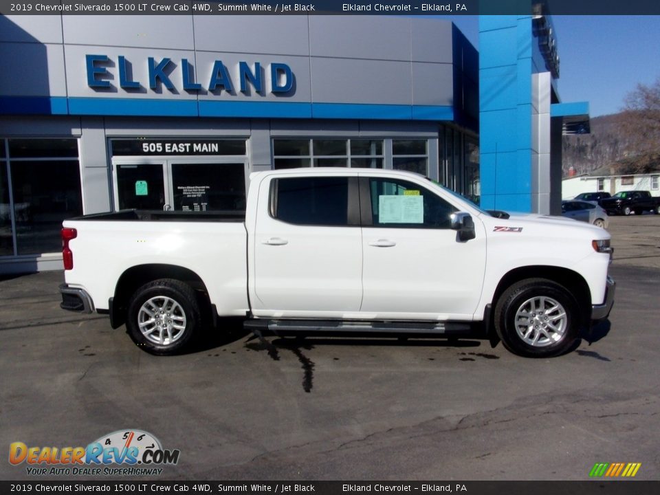 2019 Chevrolet Silverado 1500 LT Crew Cab 4WD Summit White / Jet Black Photo #2