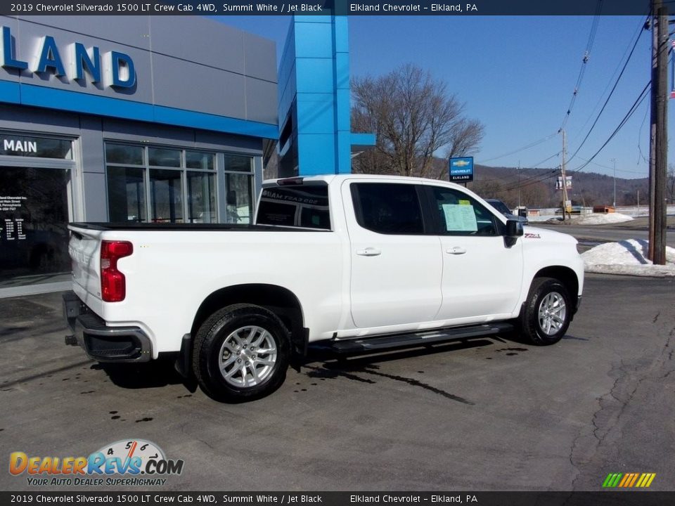 2019 Chevrolet Silverado 1500 LT Crew Cab 4WD Summit White / Jet Black Photo #3