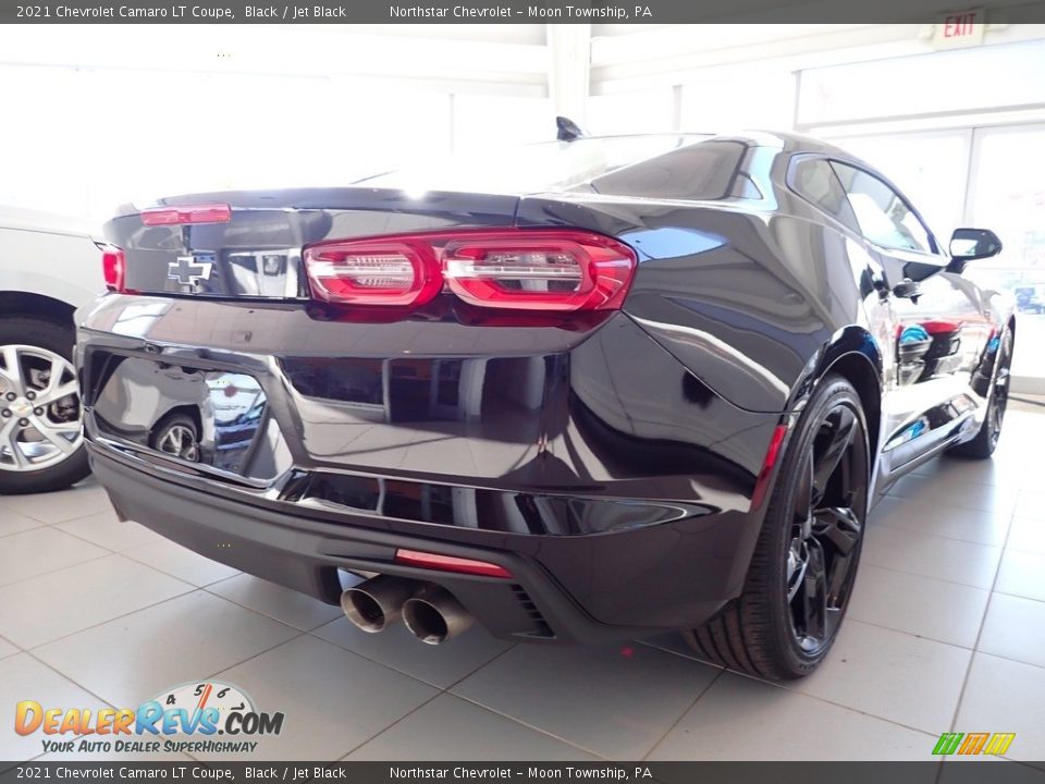 2021 Chevrolet Camaro LT Coupe Black / Jet Black Photo #8