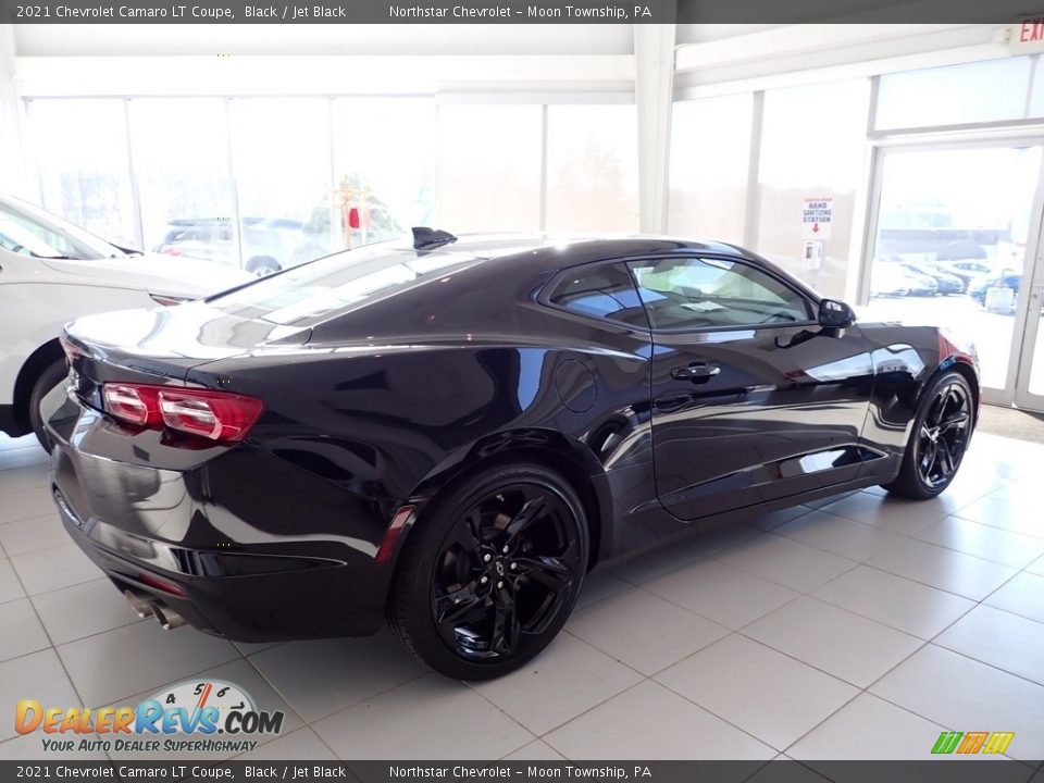 2021 Chevrolet Camaro LT Coupe Black / Jet Black Photo #9