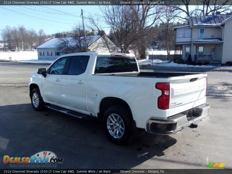 2019 Chevrolet Silverado 1500 LT Crew Cab 4WD Summit White / Jet Black Photo #5