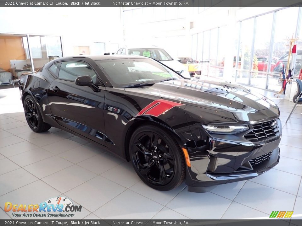 Black 2021 Chevrolet Camaro LT Coupe Photo #10