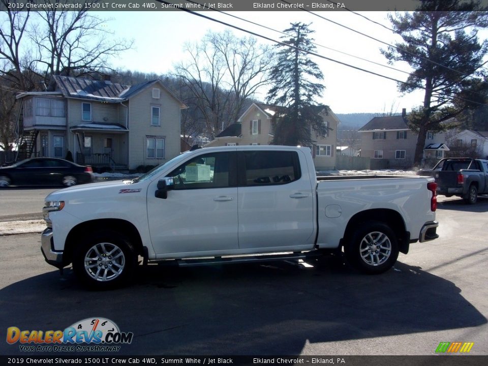 2019 Chevrolet Silverado 1500 LT Crew Cab 4WD Summit White / Jet Black Photo #6