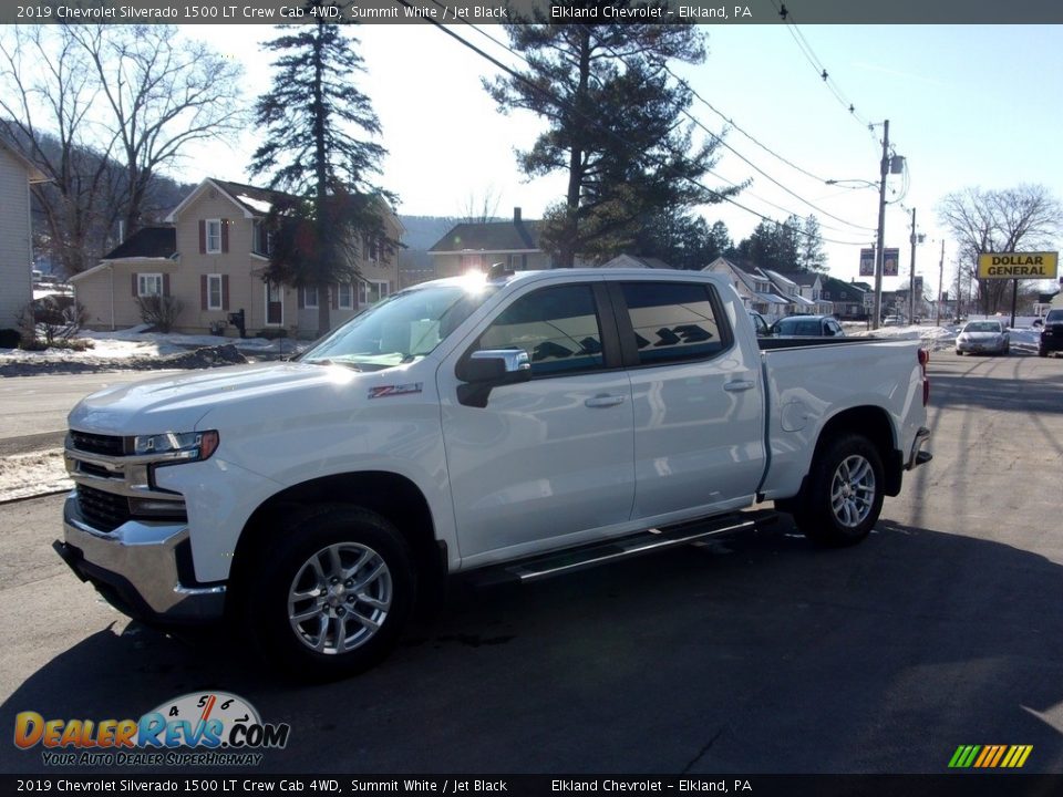 2019 Chevrolet Silverado 1500 LT Crew Cab 4WD Summit White / Jet Black Photo #7