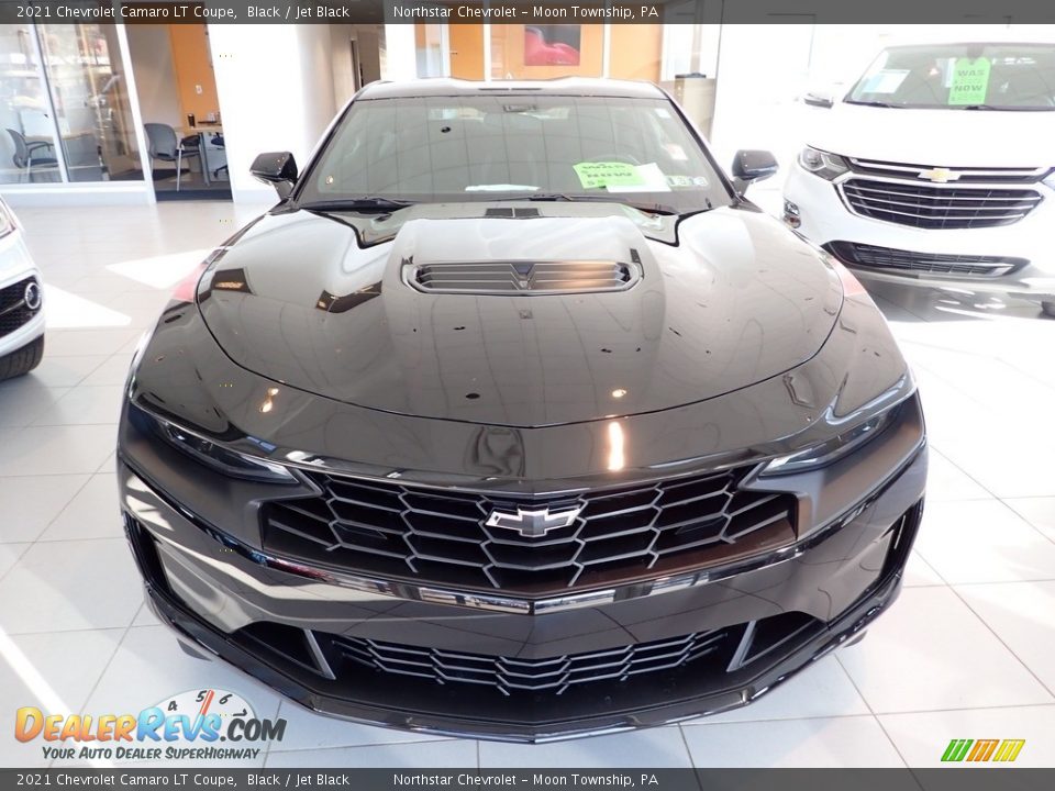 2021 Chevrolet Camaro LT Coupe Black / Jet Black Photo #12