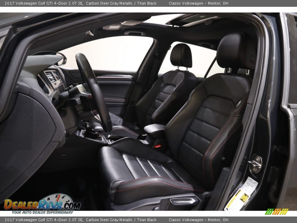 Titan Black Interior - 2017 Volkswagen Golf GTI 4-Door 2.0T SE Photo #5