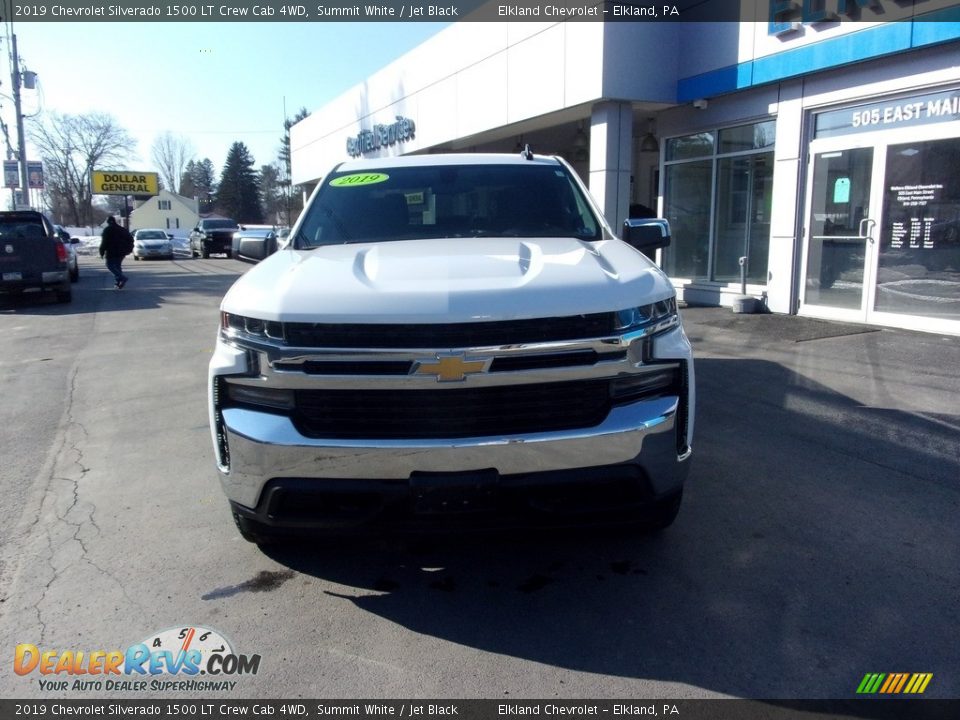 2019 Chevrolet Silverado 1500 LT Crew Cab 4WD Summit White / Jet Black Photo #8