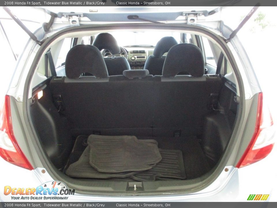 2008 Honda Fit Sport Tidewater Blue Metallic / Black/Grey Photo #20
