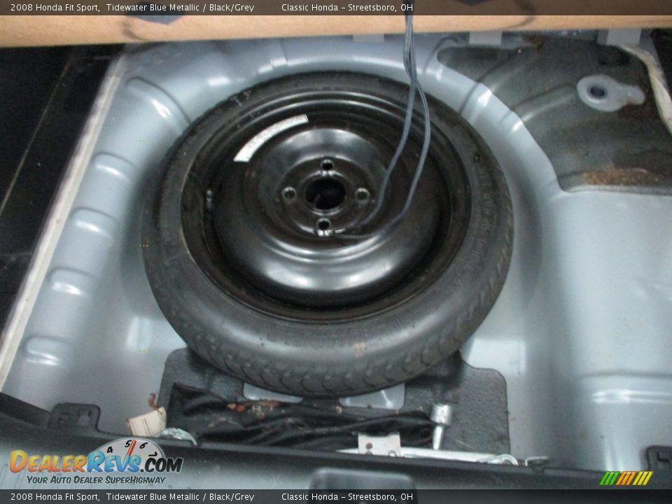 2008 Honda Fit Sport Tidewater Blue Metallic / Black/Grey Photo #21