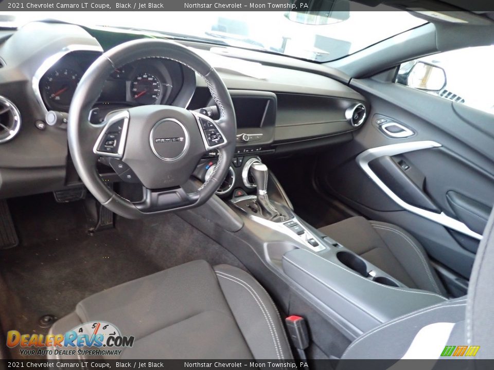 Jet Black Interior - 2021 Chevrolet Camaro LT Coupe Photo #21