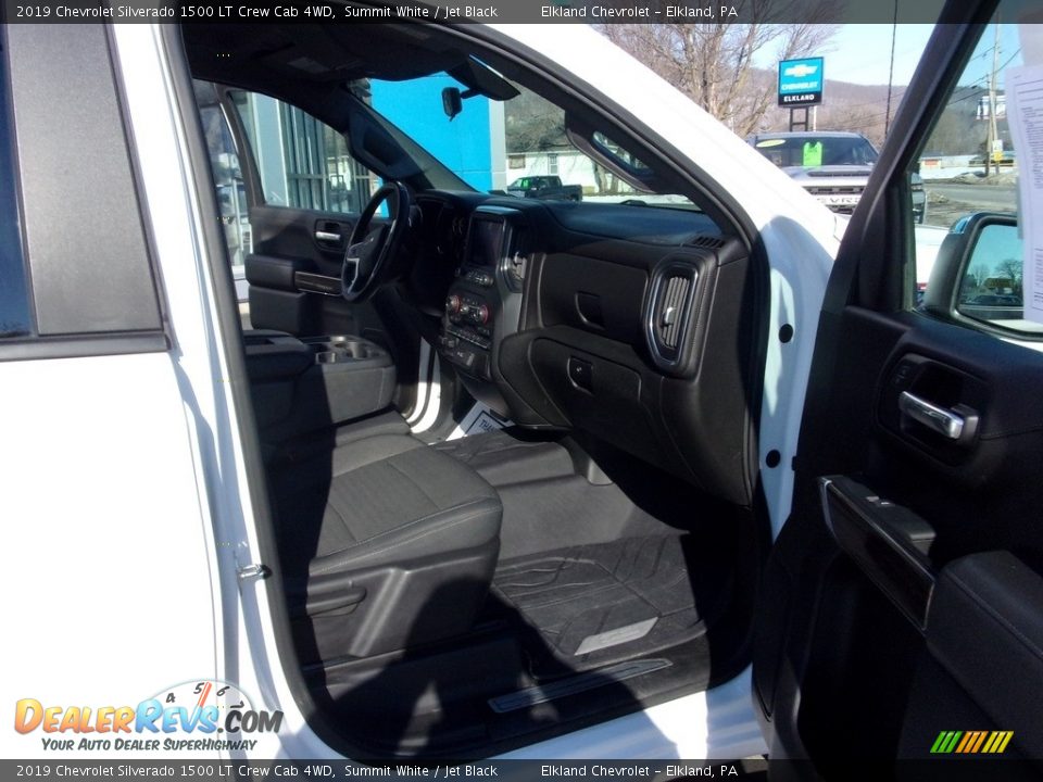 2019 Chevrolet Silverado 1500 LT Crew Cab 4WD Summit White / Jet Black Photo #18