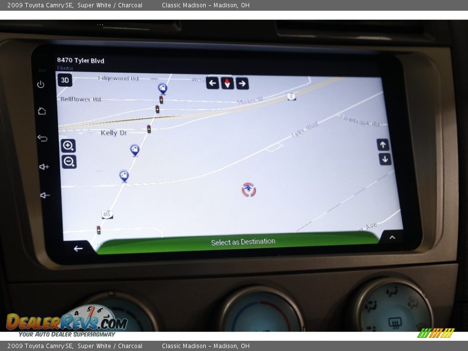 2009 Toyota Camry SE Super White / Charcoal Photo #11