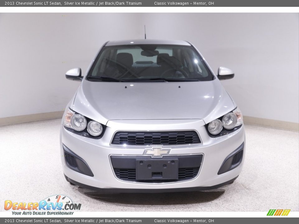 2013 Chevrolet Sonic LT Sedan Silver Ice Metallic / Jet Black/Dark Titanium Photo #2