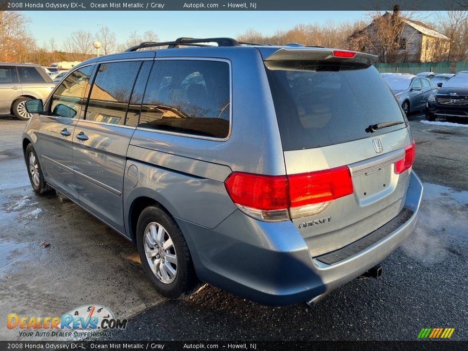 2008 Honda Odyssey EX-L Ocean Mist Metallic / Gray Photo #7