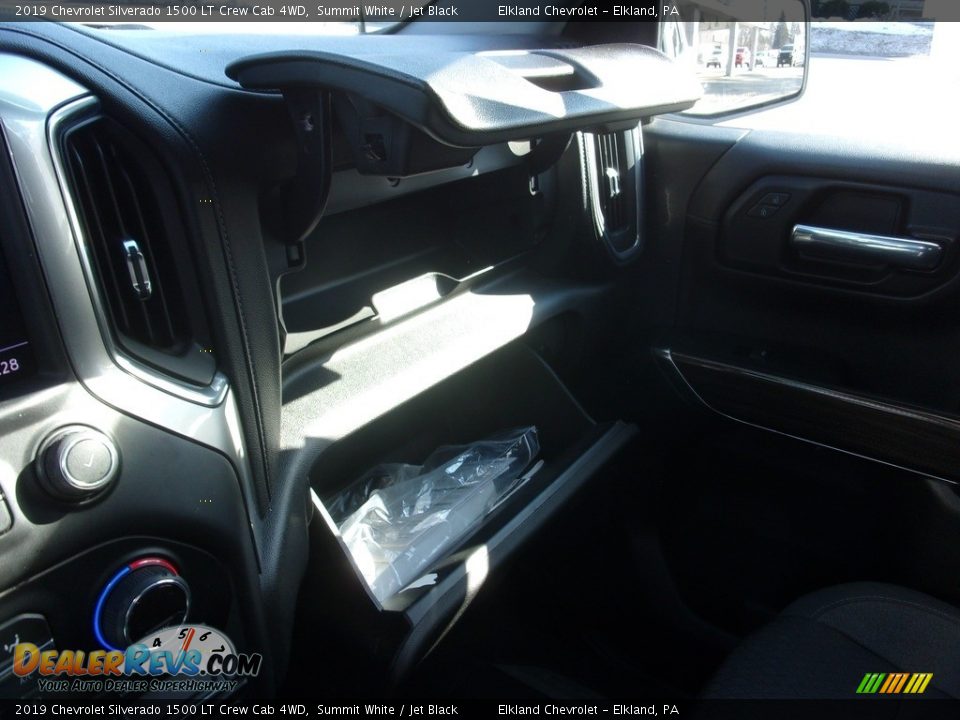 2019 Chevrolet Silverado 1500 LT Crew Cab 4WD Summit White / Jet Black Photo #36