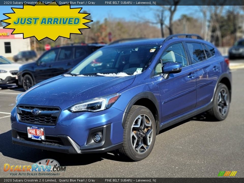 2020 Subaru Crosstrek 2.0 Limited Quartz Blue Pearl / Gray Photo #1