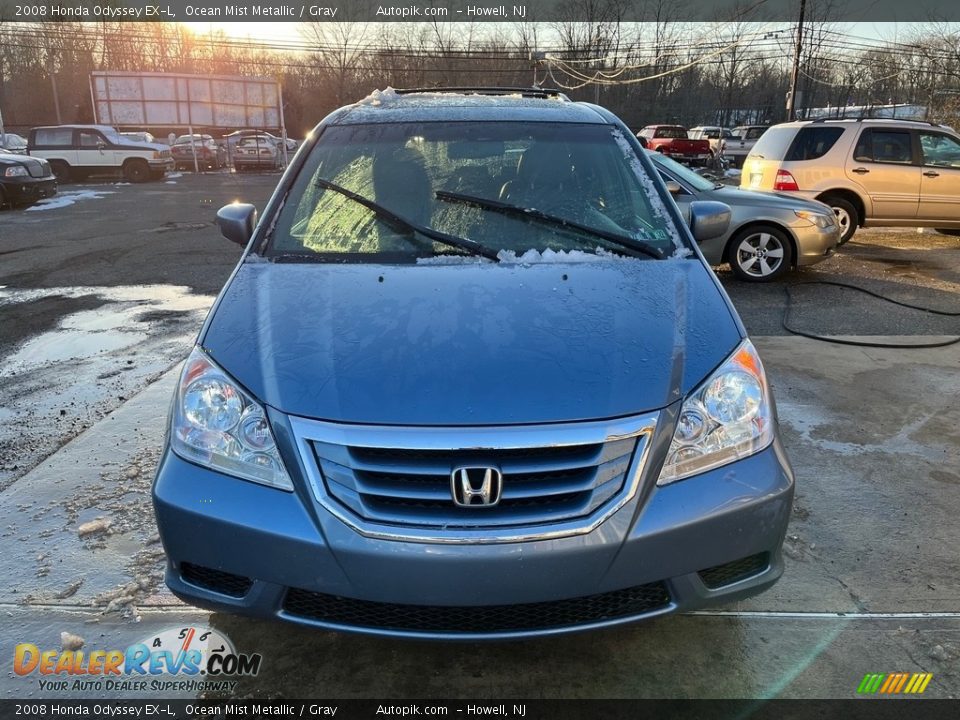 2008 Honda Odyssey EX-L Ocean Mist Metallic / Gray Photo #12