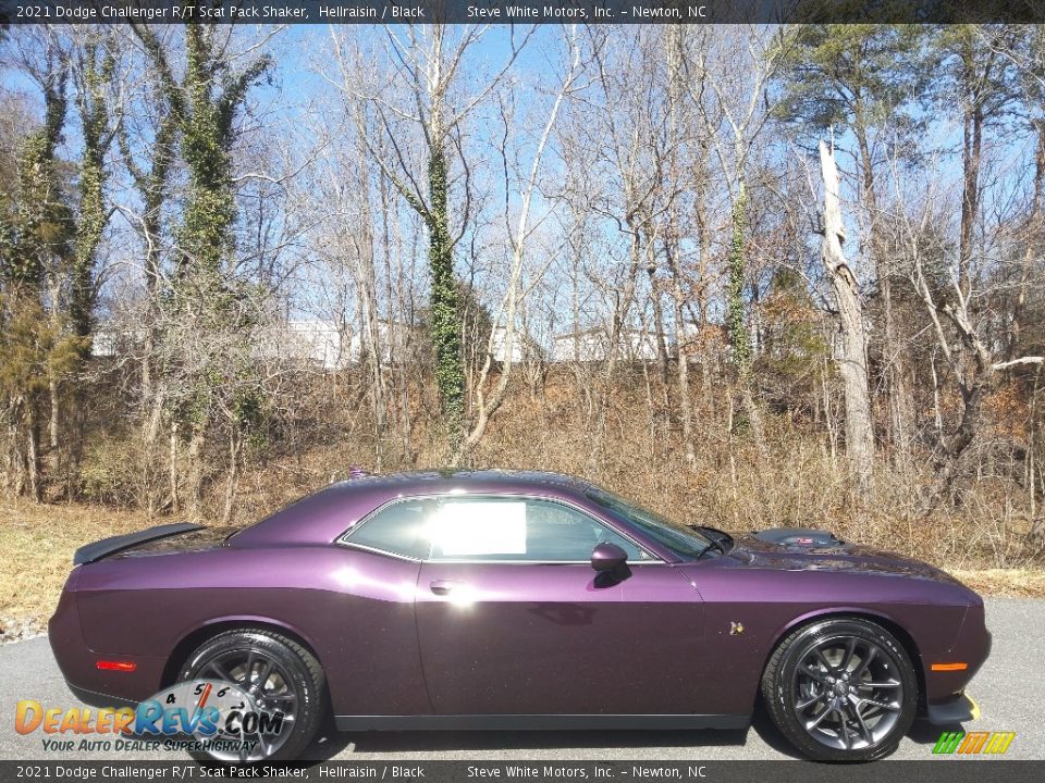 2021 Dodge Challenger R/T Scat Pack Shaker Hellraisin / Black Photo #5