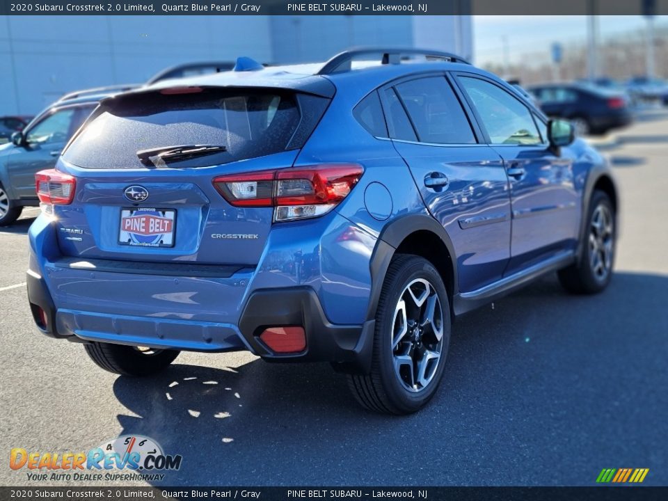 2020 Subaru Crosstrek 2.0 Limited Quartz Blue Pearl / Gray Photo #4