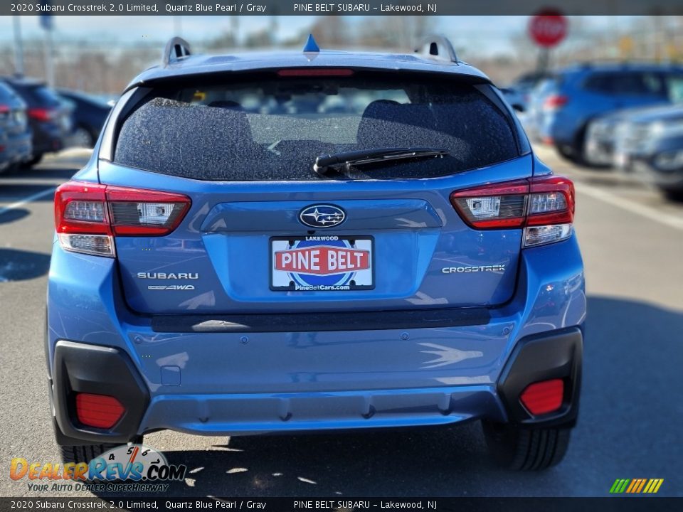 2020 Subaru Crosstrek 2.0 Limited Quartz Blue Pearl / Gray Photo #5