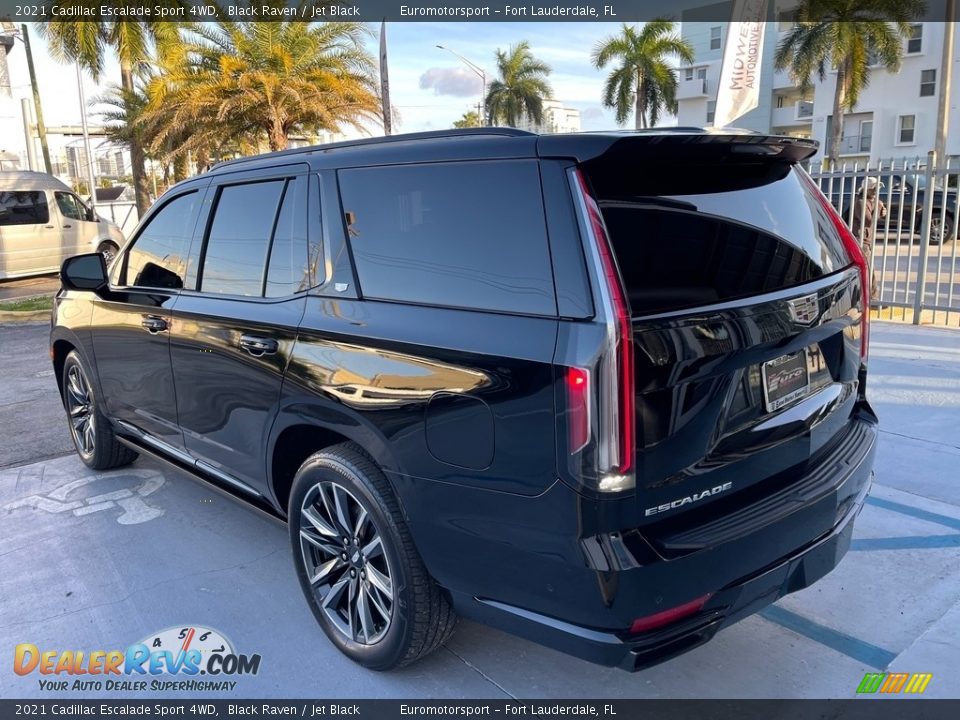 2021 Cadillac Escalade Sport 4WD Black Raven / Jet Black Photo #6