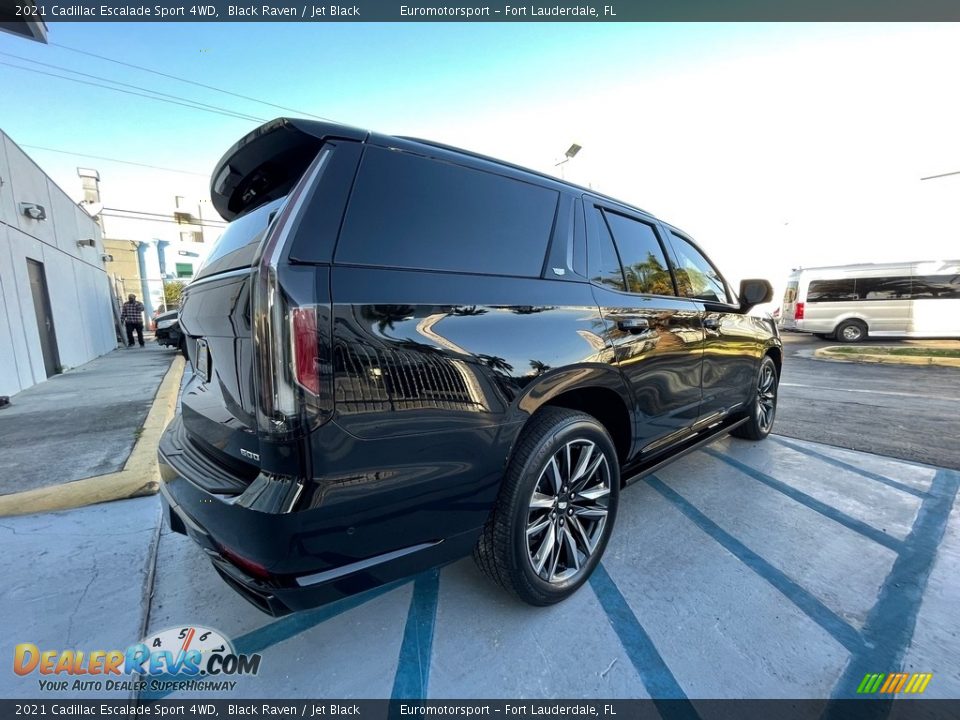 2021 Cadillac Escalade Sport 4WD Black Raven / Jet Black Photo #7