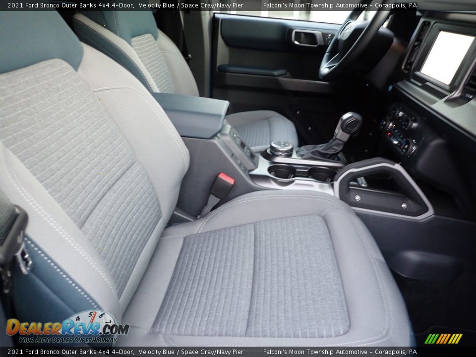 Front Seat of 2021 Ford Bronco Outer Banks 4x4 4-Door Photo #11