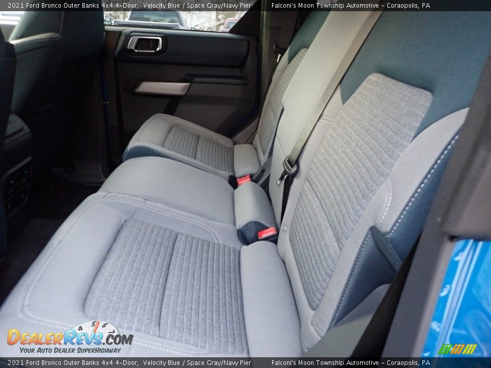 Rear Seat of 2021 Ford Bronco Outer Banks 4x4 4-Door Photo #18