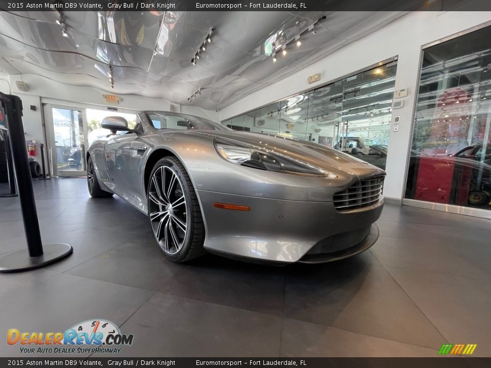 2015 Aston Martin DB9 Volante Gray Bull / Dark Knight Photo #13