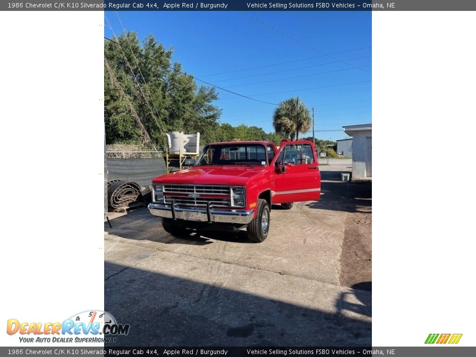 Apple Red 1986 Chevrolet C/K K10 Silverado Regular Cab 4x4 Photo #5