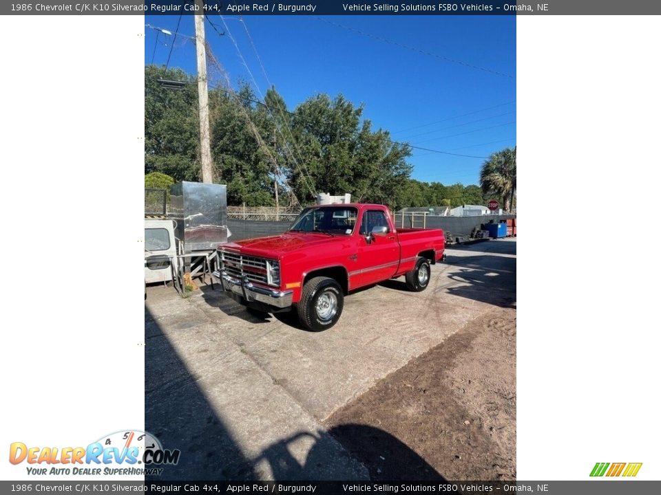 Front 3/4 View of 1986 Chevrolet C/K K10 Silverado Regular Cab 4x4 Photo #6