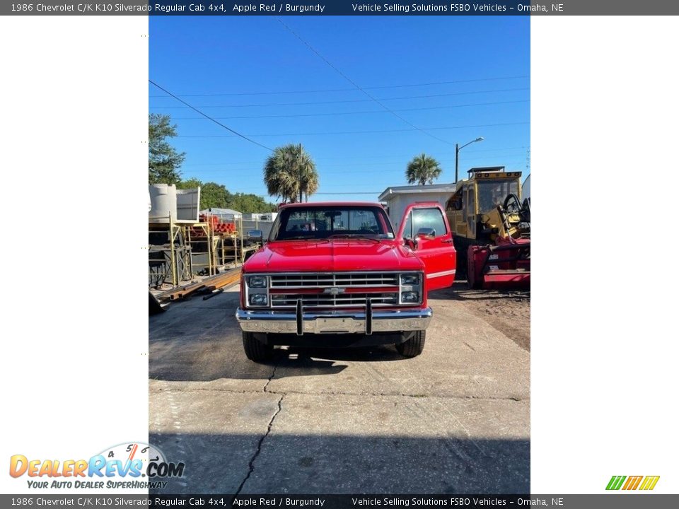 Apple Red 1986 Chevrolet C/K K10 Silverado Regular Cab 4x4 Photo #10