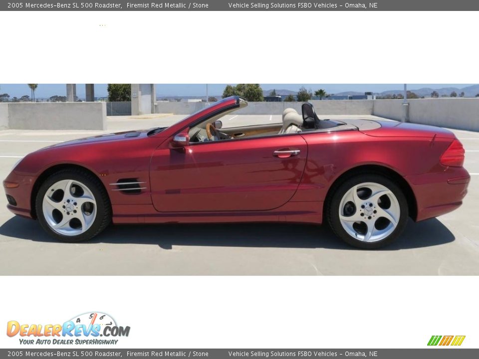 2005 Mercedes-Benz SL 500 Roadster Firemist Red Metallic / Stone Photo #1