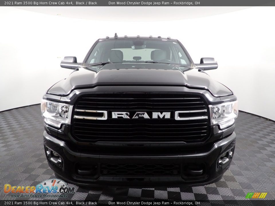 2021 Ram 3500 Big Horn Crew Cab 4x4 Black / Black Photo #5