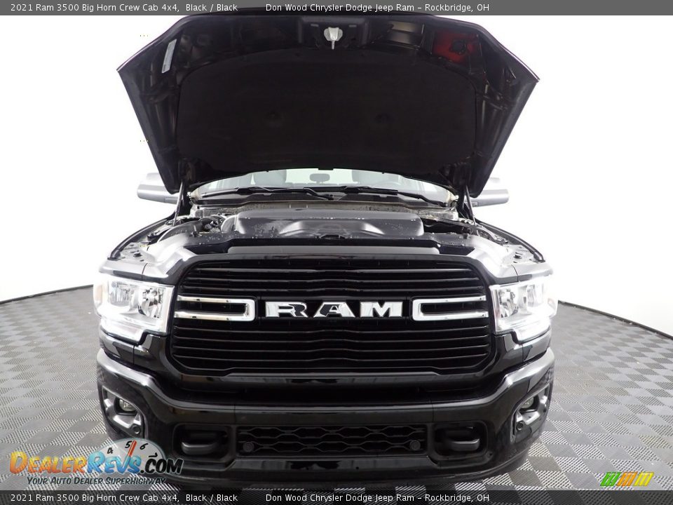 2021 Ram 3500 Big Horn Crew Cab 4x4 Black / Black Photo #6