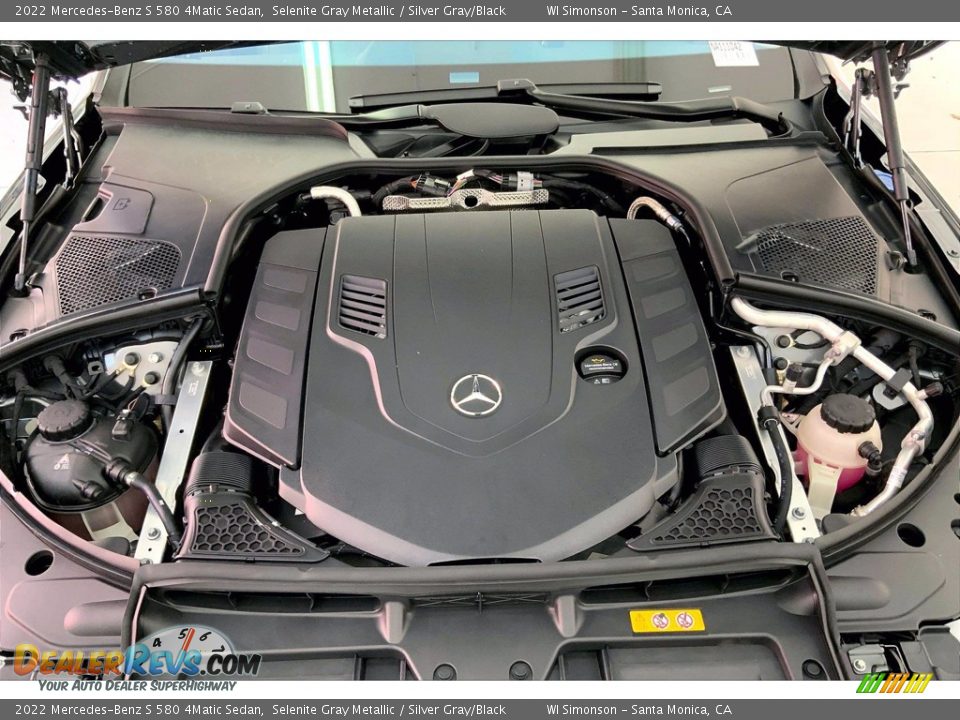2022 Mercedes-Benz S 580 4Matic Sedan 4.0 Liter DI biturbo DOHC 32-Valve VVT V8 Engine Photo #9