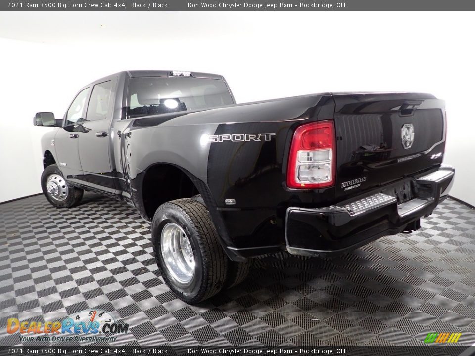 2021 Ram 3500 Big Horn Crew Cab 4x4 Black / Black Photo #9