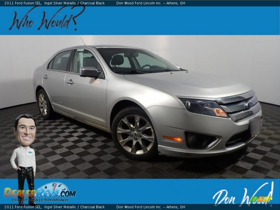 2011 Ford Fusion SEL Ingot Silver Metallic / Charcoal Black Photo #1