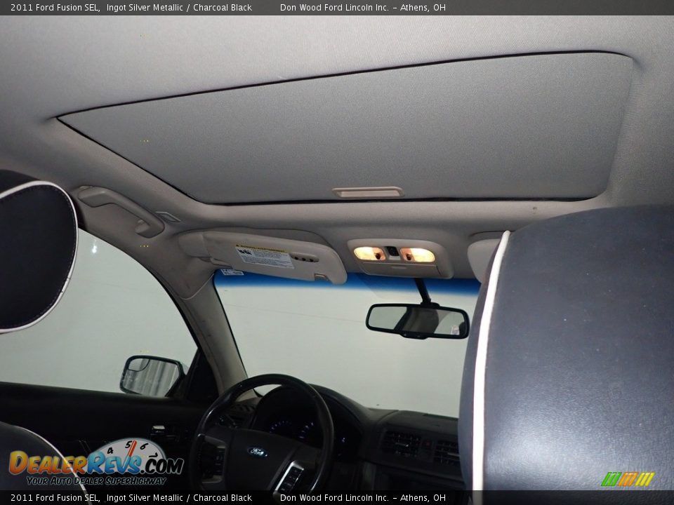 2011 Ford Fusion SEL Ingot Silver Metallic / Charcoal Black Photo #2