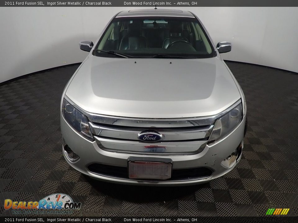 2011 Ford Fusion SEL Ingot Silver Metallic / Charcoal Black Photo #5