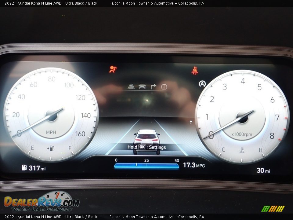 2022 Hyundai Kona N Line AWD Gauges Photo #19