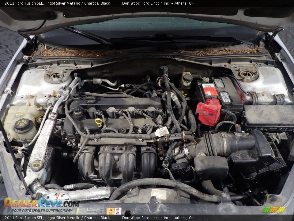 2011 Ford Fusion SEL Ingot Silver Metallic / Charcoal Black Photo #7